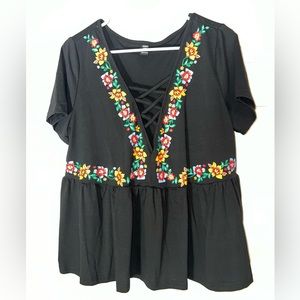 Floral Criss Cross